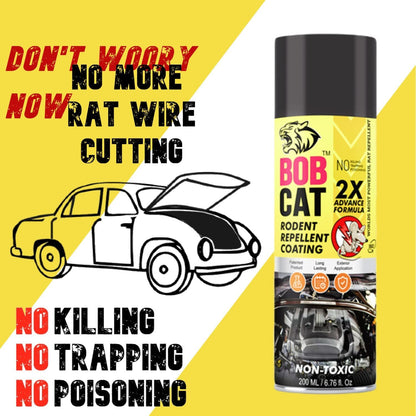 Rat Repellent Spray buy online - 200ml | BOB CAT 2X Advanced