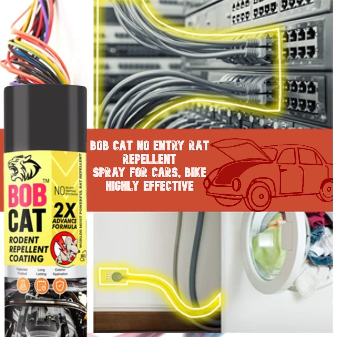 Rat Repellent Spray buy online - 200ml | BOB CAT 2X Advanced