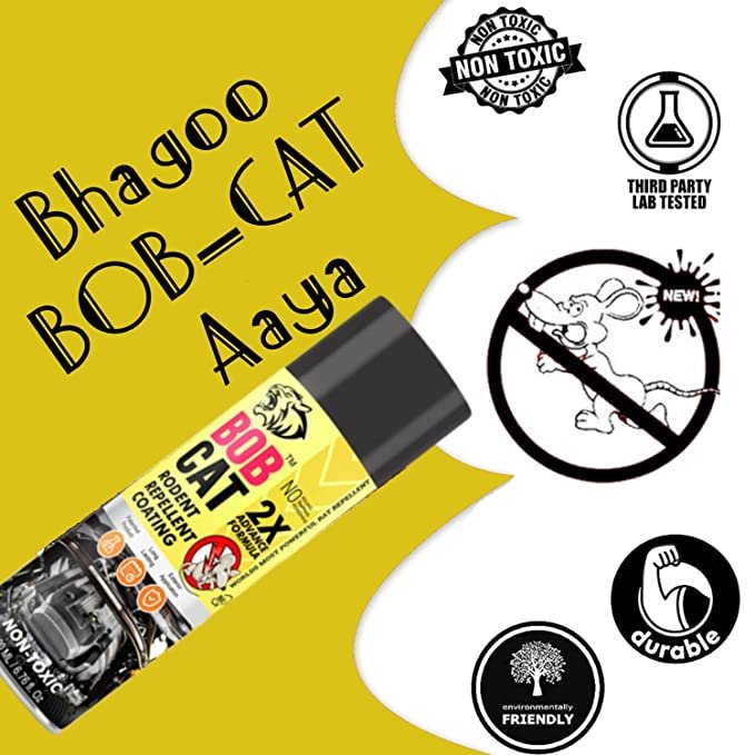 Rat Repellent Spray buy online - 200ml | BOB CAT 2X Advanced