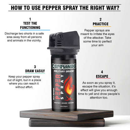 Commando Flip Pepper Spray - 55ml