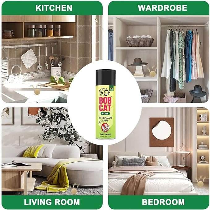 Shadow Securitronics Bob Cat No Entry Rat Repellent Home Protection Spray- 200 ML