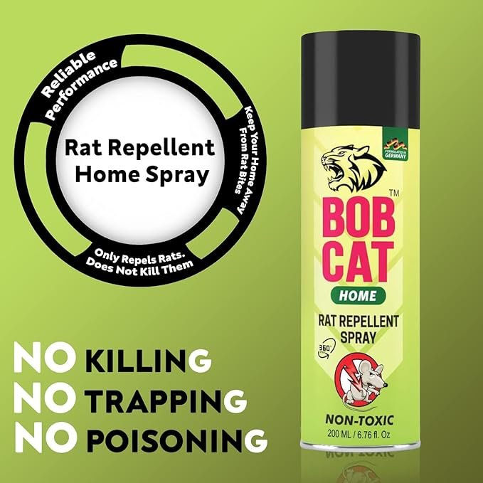 Shadow Securitronics Bob Cat No Entry Rat Repellent Home Protection Spray- 200 ML