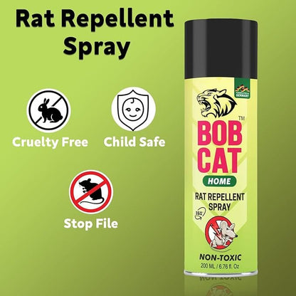 Shadow Securitronics Bob Cat No Entry Rat Repellent Home Protection Spray- 200 ML