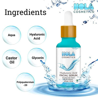 HOLA Cosmetics 1.5% Hyaluronic Acid Face Serum  - 29.5ML