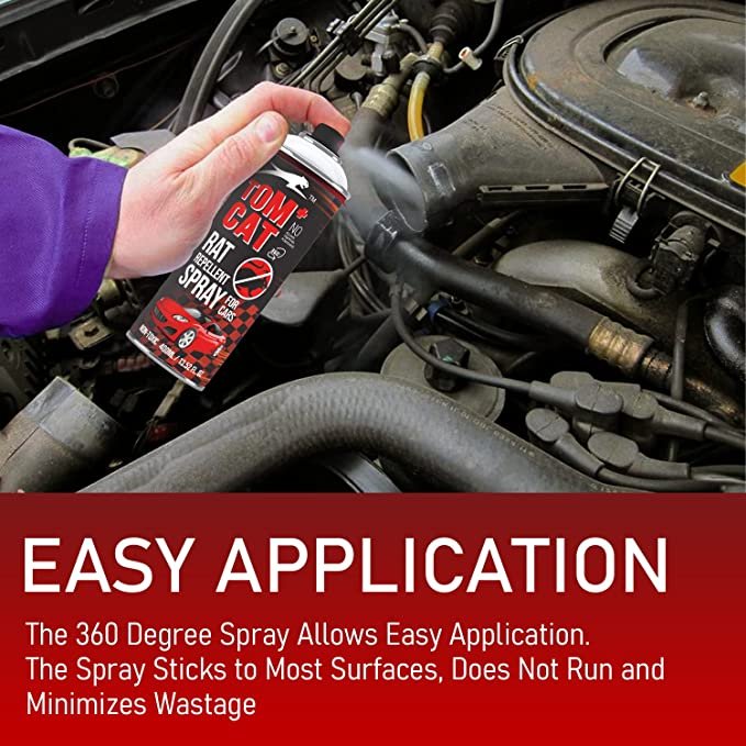 Shadow Securitronics Tom CAT No Entry Rat Repellent Spray for Cars- 200 ML