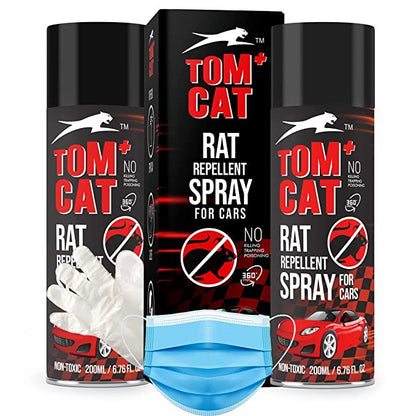 Shadow Securitronics Tom CAT No Entry Rat Repellent Spray for Cars- 200 ML